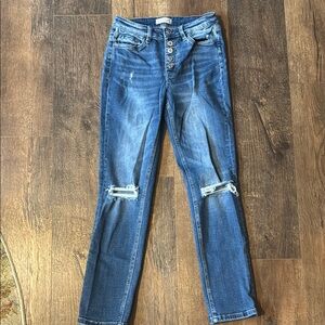 Vervet for Altar’d State button fly skinny jeans 28